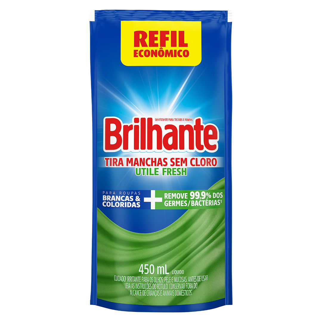 Tira Manchas Brilhante Utile Fresh Líquido Refil