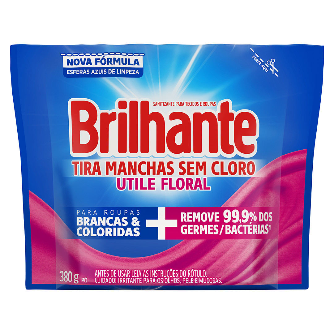 Tira Manchas Brilhante Utile Floral Pó