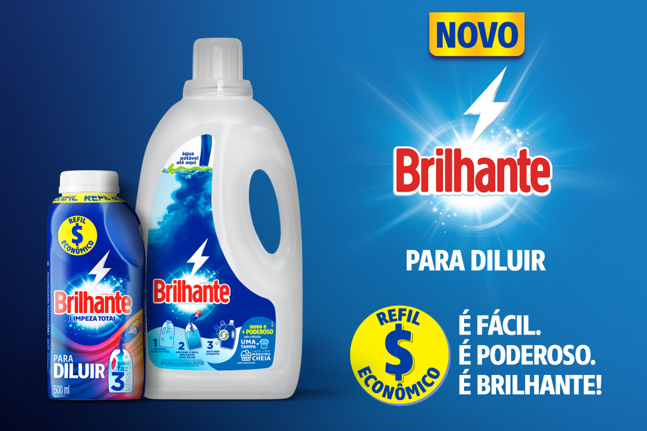 Novo Brilhante Para Diluir Bandeira