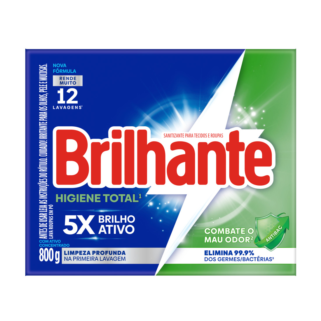 sanitizante brilhante higiene total